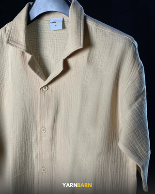 Combo- Obsidian Black + Sahara Beige Cuban Shirts_img_1
