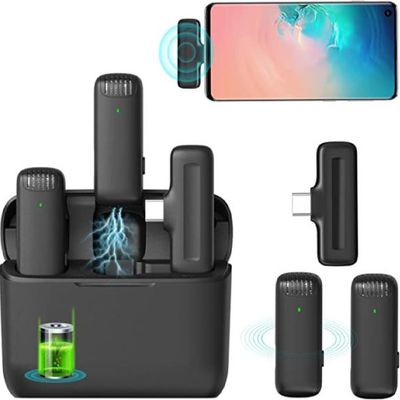 Ulanzi J12 Dual Wireless Microphone for Android With Charging Case For Type-C_img_2