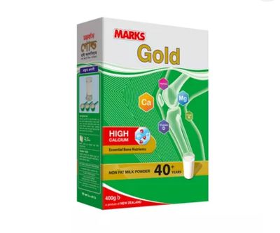 Marks Gold High Calcium Non Fat Milk Powder 40 Y+ 400 gm_img_0