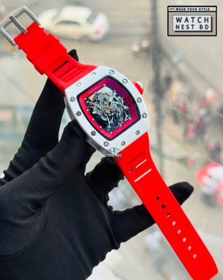 Richard Mille Skeleton Silicone RM Watch | AA Grade Master Copy_img_0