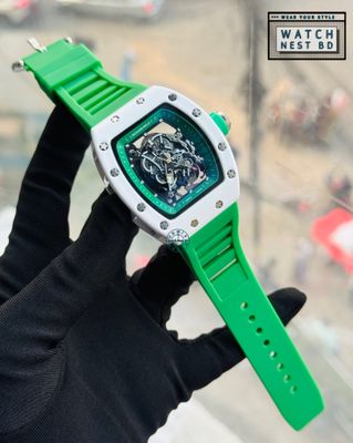 Richard Mille Skeleton Silicone RM Watch | AA Grade Master Copy_img_0