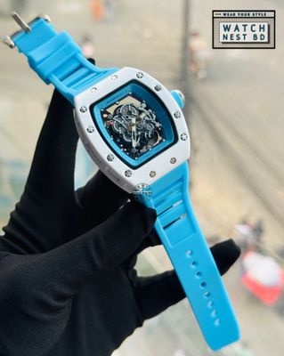 Richard Mille Skeleton Silicone RM Watch | AA Grade Master Copy_img_0
