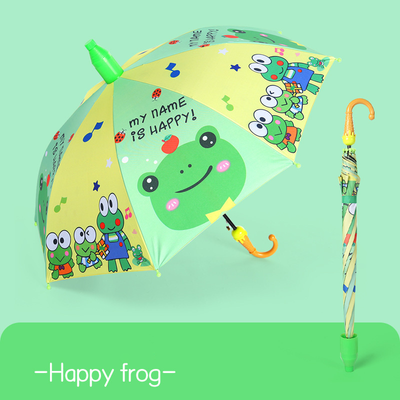 Kids Cartoon Printed Waterproof & UV Protection Transparent Plastic Cover Umbrella_img_12