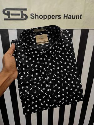 Premium Trendy Print Shirt Black_img_0