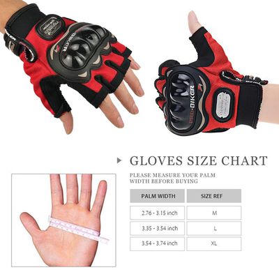 Pro Biker Half Finger Motor Hand Gloves_img_0