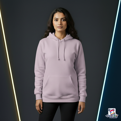Exclusive Lavender Solid color Hoodie_img_1
