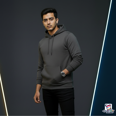 Exclusive Dark Ash Color Hoodie_img_1