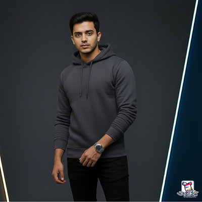 Exclusive Dark Ash Color Hoodie_img_3