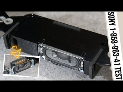 2PCS Sony TV Speakers 963-11 Made in Vietnam 8ohm 10Watt_img_2