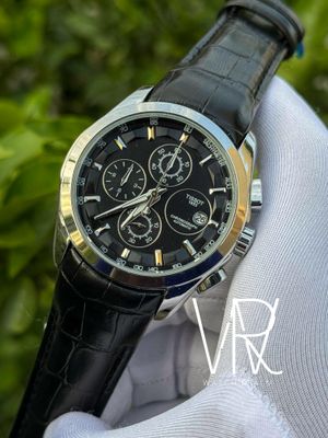TISSOT CHRONO BROWN BELT WHITE DIAL_img_1