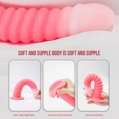 Soft Anal Dildo Butt Plug Prostate Massager Adult Gay Ass Stuffed Anal Trainer G-Spot Sex Toys For Men Women Product_img_4