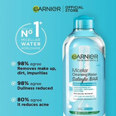 Garnier Skin Naturals Micellar Cleansing Water with Salicylic BHA – 400ml_img_1
