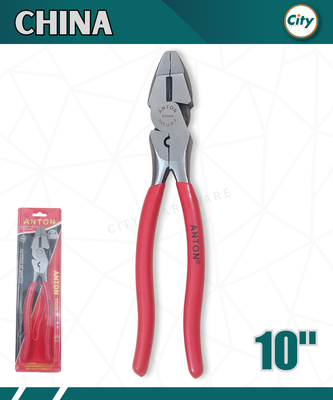 ১০ ইঞ্চি উন্নত মানের লাইনম্যান ক্রিম্পিং কাটিং প্লায়ার_img_0