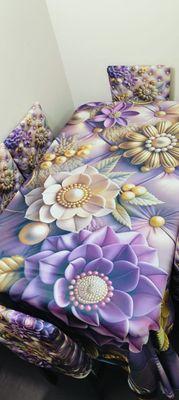 3D Digital Printed Dining Chair Table Cover_img_2