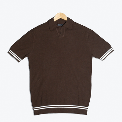 Knit polo coffee_img_2
