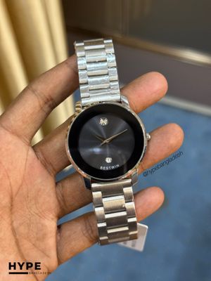 Bestwin BW163 Stainless Steel Watch (Silver-Black)_img_1