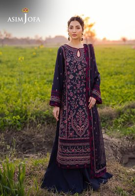 Asim Jofa - Embroidered Luxury Lawn 3 Pcs_img_0