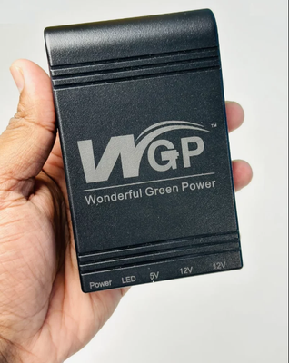 New Version WGP mini UPS 10400mAh – 5/12/12V – With 1 Year Warranty – Black_img_0