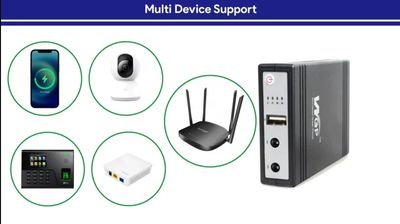 New Version WGP mini UPS 10400mAh – 5/12/12V – With 1 Year Warranty – Black_img_1