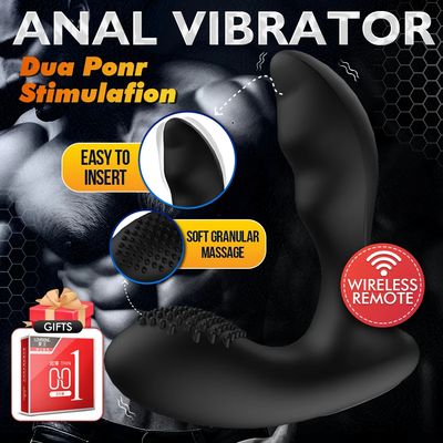 Prostate Massager Vibrator,Butt Plug Prostate G spot Stimulator Anus Male Masturbator Plug Sex Toys For Men Gays_img_0