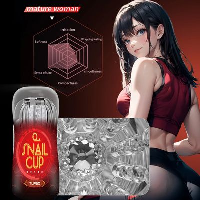 Soft Transparent Male Masturbator Cup, Sucking Male Penis Trainer,Sex Toys Adult Goods for Men_img_6