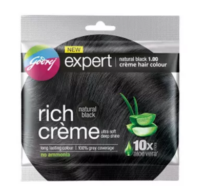 Godrej Expert Rich Creme Hair Colour Natural Black 20 gm_img_0