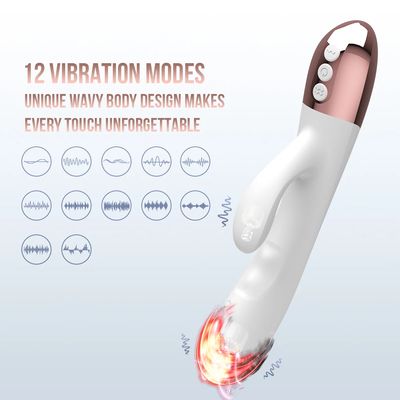 12 Modes Heating Vibrator for Women Powerful G-spot Vibrators Vagina Massager Female Masturbation Adult Sex Toys_img_3
