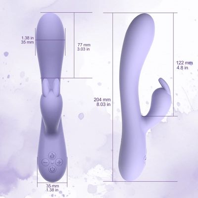 Rabbit Vibrator For Women,Powerful G Spot Female Clitoris Stimulator Heating Vibrating, Sex Toys for Adults_img_1
