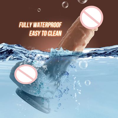 Realistic Dildos for Women Testicles Dildo,Anal Vaginal Stimulation Big Penis Sex Toys for Woman_img_1