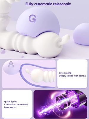 Automatic Telescopic Vibrator For Women, Vagina Clitoris Stimulator Vibrator G-Spot Massage Female Masturbator Adults Products_img_4
