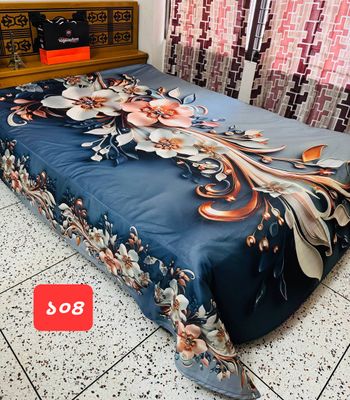 3D Bedsheet Four Piece Set. Premium Quality_img_2