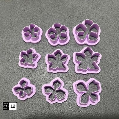 Flower Polymer Clay Cutter Set – 9 Pcs_img_0