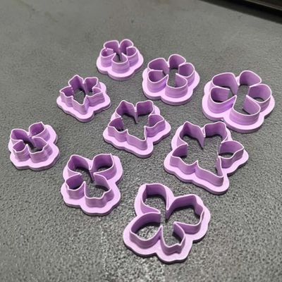 Flower Polymer Clay Cutter Set – 9 Pcs_img_1
