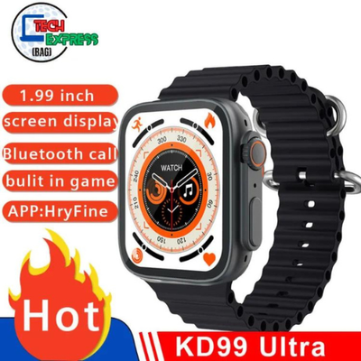 KD99 Series 8 Ultra Smart Watch Watch 1.99" Bluetooth Call Smartwatch Heart Rate Sleep Monitoring IP67 Waterproof Wireless Charging Watch for Men Women PK S8 DT8_img_0