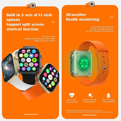 KD99 Series 8 Ultra Smart Watch Watch 1.99" Bluetooth Call Smartwatch Heart Rate Sleep Monitoring IP67 Waterproof Wireless Charging Watch for Men Women PK S8 DT8_img_6