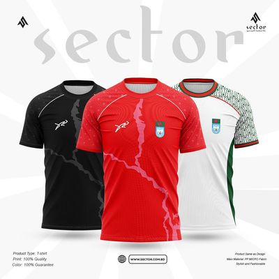 BFF Home Jersey – Bangladesh National Football Team....3 pis combo