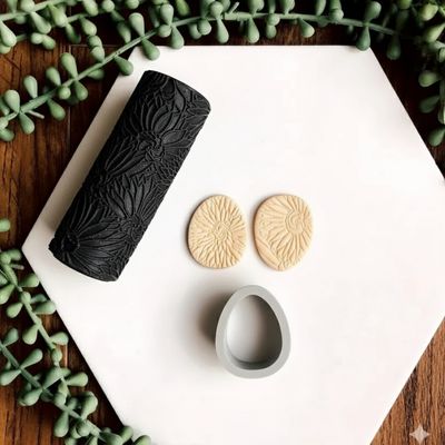 Floral Texture Roller – 30×30×75 mm_img_2