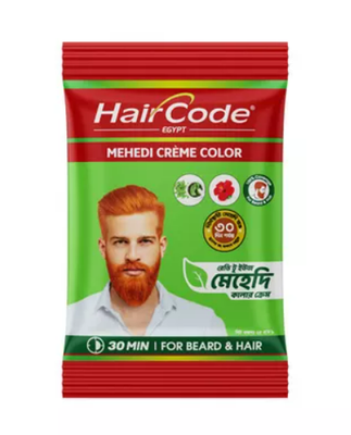 Haircode Egypt Mehedi Creme Color (Hair & Beard) 25 gm_img_0