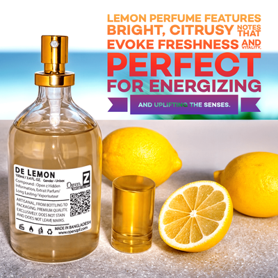 DE LEMON - Fresh Citrus Unisex Perfume | 100ml | Long Lasting | sera E-shop_img_0