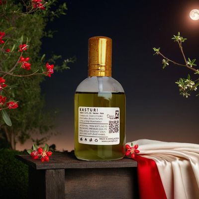 KASTTURI Unisex Perfume | 100ml | Warm Musk & Floral Scent | 24 Hour Long Lasting | sera E-shop_img_3