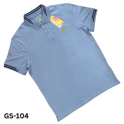 Guess Men's Sky Blue Polo T-shirt_img_1