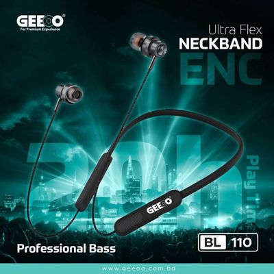 Geeoo BL-110 Ultra Flex ENC Neckband - Price in Bangladesh_img_1
