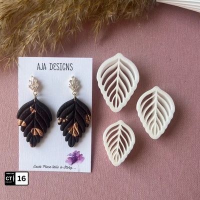 Leaf Vein Polymer Clay Cutter Set – 3 Sizes (30/35/40 mm)_img_0
