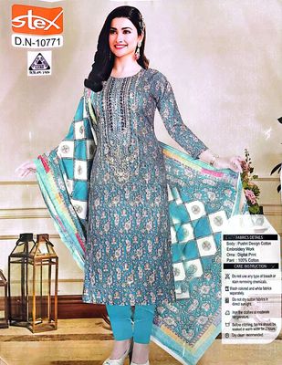 New Exclushive Collection High Qualitiey Cotton Printed Three Piece_img_0
