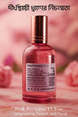 Pink Princess 11.5 Perfume | 100ml | Elegant Floral & Sweet Fragrance | Long Lasting | sera E-shop_img_3