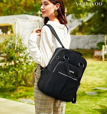 New leisure nylon ladies CHINA Bagpack (Black)_img_2