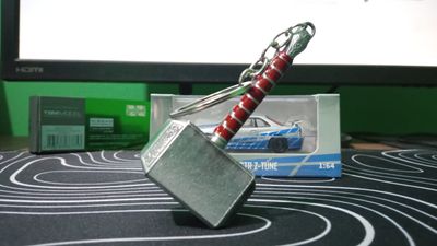 Metal Keychain - Mjolnir Thor's Hammer_img_0