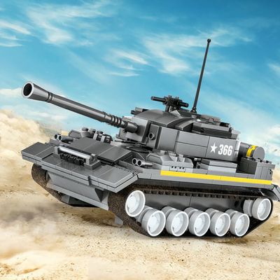 Heavy Tank Building Block Set - 340 Pieces_img_2