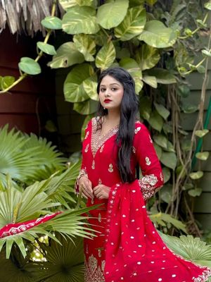🌟 Luxury Indian Fox Georgette Three Piece Set – Shine with Elegance! 🌟_img_5