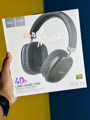 Hoco W35 Wireless Headphone- Black Color & Silver Color_img_2